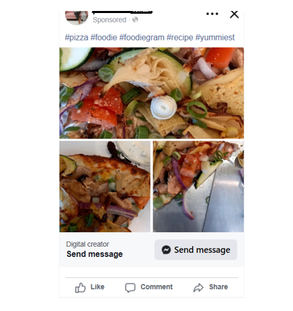 Facebook Post Engagement Campaign That Generated 181 Interactions
